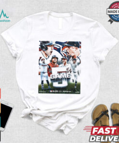 Detroit Tigers And Cleveland Guardians Head To Head In Postseason Game 5 MLB ALCS 2024 Poster t shirt
