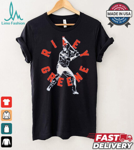 Detroit Tigers Riley Greene Baseball Team Swing Pose Shirt