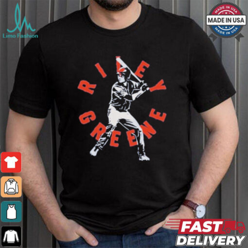 Detroit Tigers Riley Greene Baseball Team Swing Pose Shirt