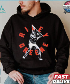 Detroit Tigers Riley Greene Baseball Team Swing Pose Shirt