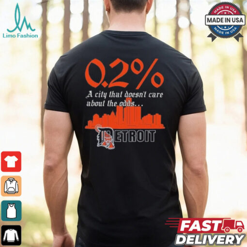 Detroit Tigers Skyline 0.2_ Chance A City That Doesn’t Care About The Odds Shirt