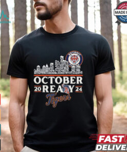 Detroit Tigers Skyline Players Name October Ready 2024 Shirt