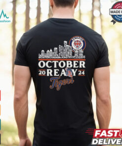 Detroit Tigers Skyline Players Name October Ready 2024 Shirt