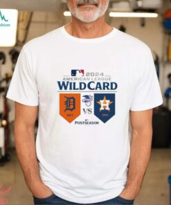 Detroit Tigers Vs Houston Astros 2024 AL Wild Card Game T Shirt