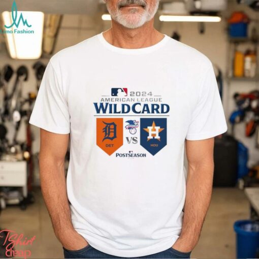 Detroit Tigers Vs Houston Astros 2024 AL Wild Card Game T Shirt