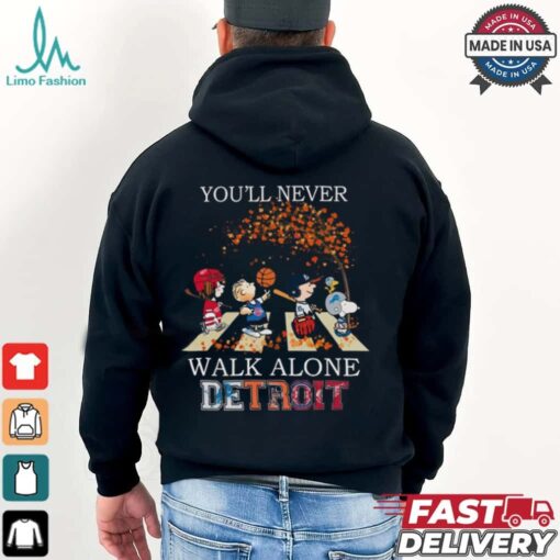Detroit You’ll Never Walk Alone Peanuts Shirt