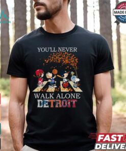 Detroit You'll Never Walk Alone Peanuts Shirt