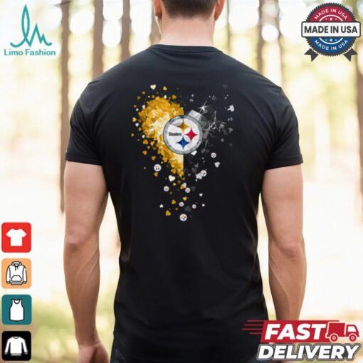 Diamond Encrusted Steelers Heartbreak T Shirt