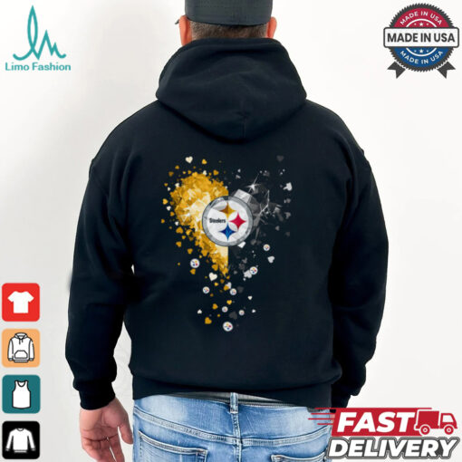 Diamond Encrusted Steelers Heartbreak T Shirt