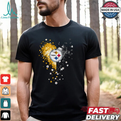 Diamond Encrusted Steelers Heartbreak T Shirt