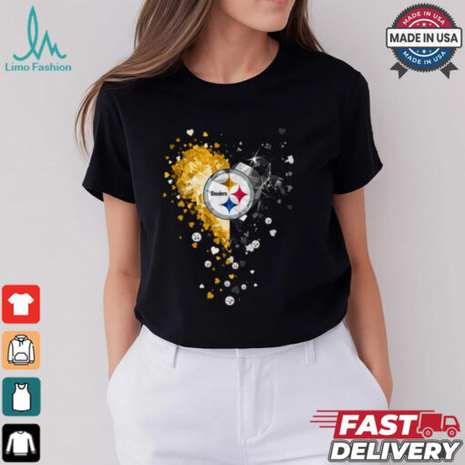 Diamond Encrusted Steelers Heartbreak T Shirt