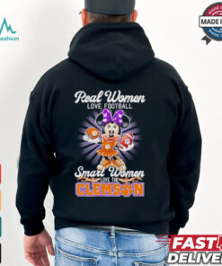 Disney Real women love football smart women love Clemson Tigers shirt