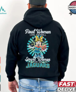 Disney Real women love football smart women love Jacksonville Jaguars shirt