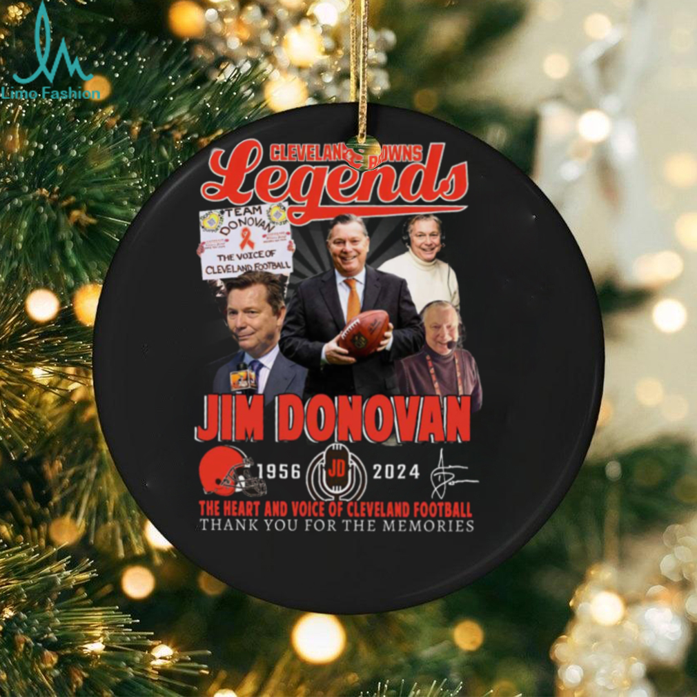 Donovan 1956 2024 The Heart And Voice Of Cleveland Football Thank You For The Memories Shirt Donovan 1956 2024 The Heart And Voice Of Cleveland Football Thank You For The Memories Shirt