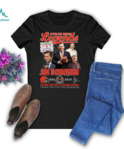 Donovan 1956 2024 The Heart And Voice Of Cleveland Football Thank You For The Memories Shirt