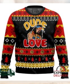 Dude Love Mick Foley Ugly Christmas Sweater