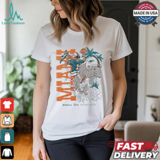 Duvin x Miami Dolphins Cream Flippin Shirt