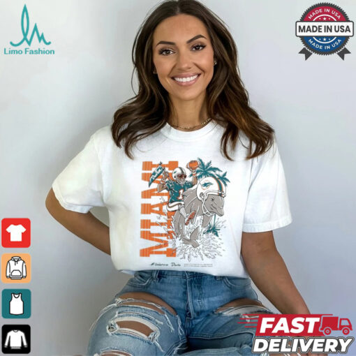 Duvin x Miami Dolphins Cream Flippin Shirt