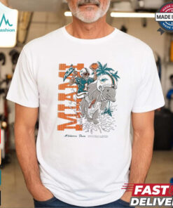 Duvin x Miami Dolphins Cream Flippin Shirt