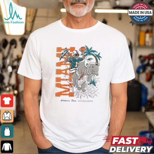 Duvin x Miami Dolphins Cream Flippin Shirt