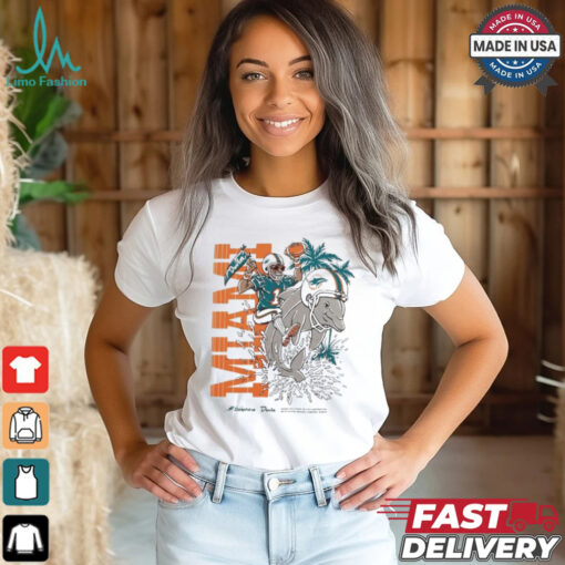 Duvin x Miami Dolphins Cream Flippin Shirt