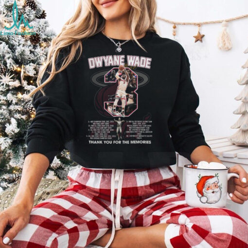 Dwyane Wade 3 Thank You For The Memories T Shirt