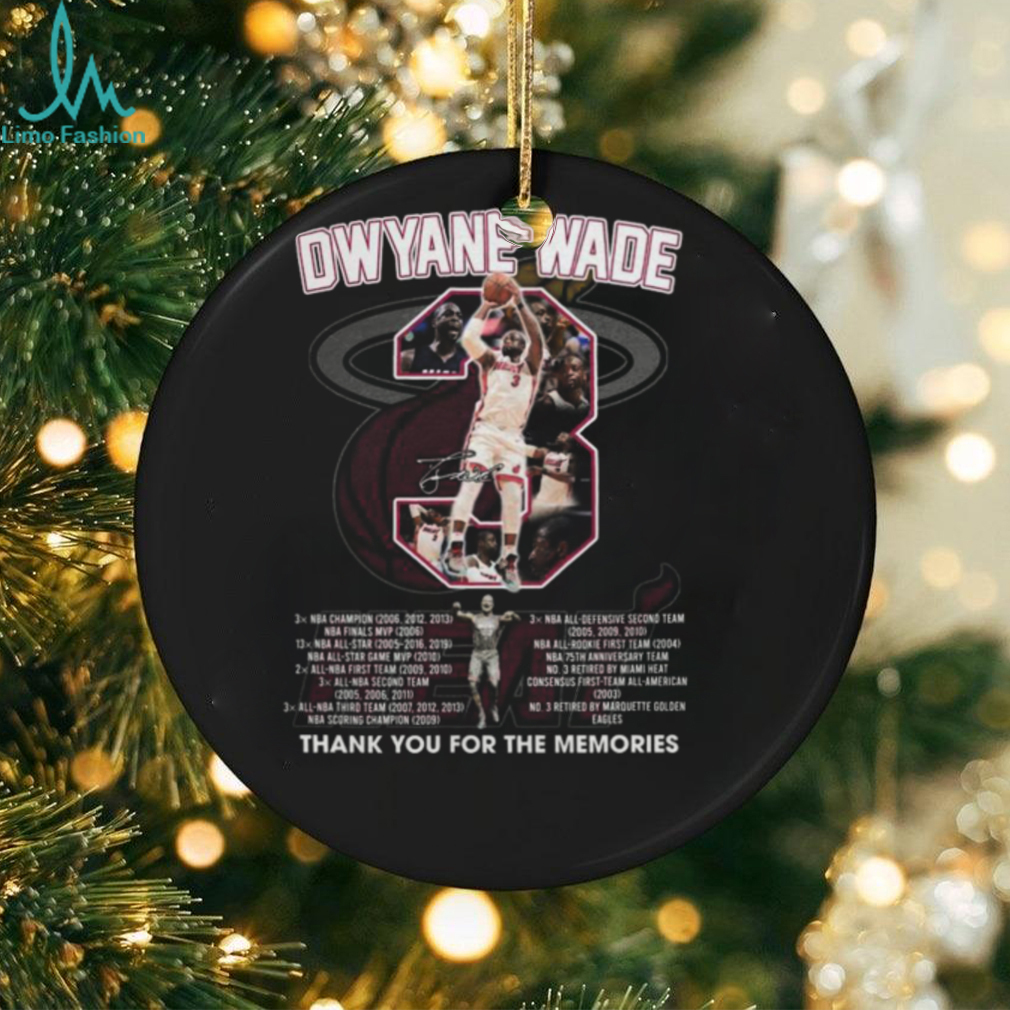 Dwyane Wade 3 Thank You For The Memories T Shirt Dwyane Wade 3 Thank You For The Memories T Shirt