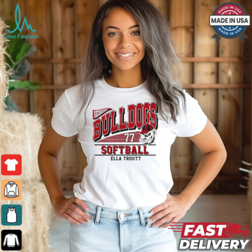 Ella Troutt #77 Georgia Bulldogs softball shirt