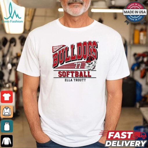 Ella Troutt #77 Georgia Bulldogs softball shirt