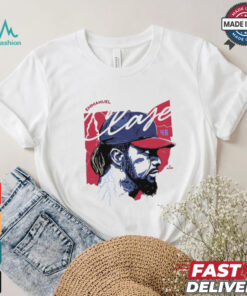 Emmanuel Clase #48 Cleveland Guardians Lightning Painting t shirt