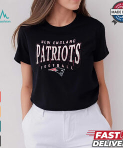 England Patriots Fanatics Heather Navy Divided Warp Tri Blend T Shirt