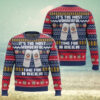 White Make Me Sick Hocus Pocus Ugly Christmas Sweater