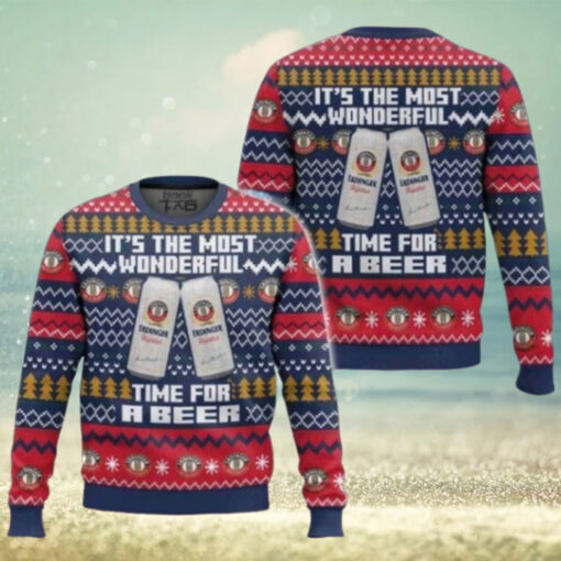 Erdinger It’s The Most Wonderful Time For A Beer Ugly Christmas Sweater