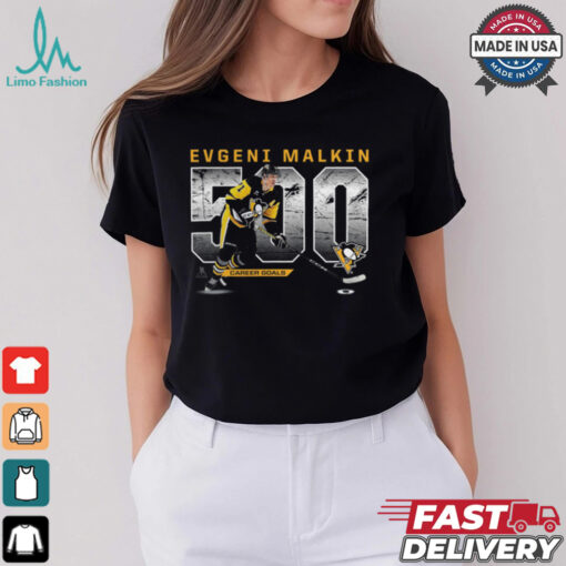 Evgeni Malkin Pittsburgh Penguins 500 Goals T Shirt