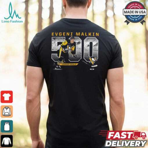 Evgeni Malkin Pittsburgh Penguins 500 Goals T Shirt