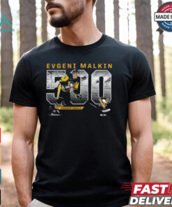 Evgeni Malkin Pittsburgh Penguins 500 Goals T Shirt