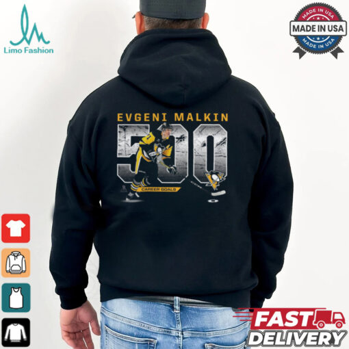 Evgeni Malkin Pittsburgh Penguins 500 Goals T Shirt