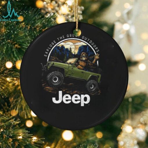 Explore The Great Outdoors Sasquatch Jeep Shirt