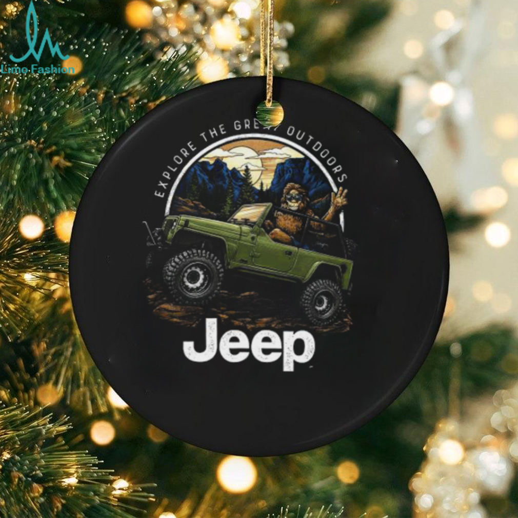 Explore The Great Outdoors Sasquatch Jeep Shirt Explore The Great Outdoors Sasquatch Jeep Shirt