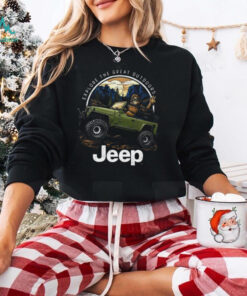 Explore The Great Outdoors Sasquatch Jeep Shirt