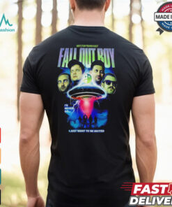 Fall Out Boy Limited Halloween I just want to be invited shirt