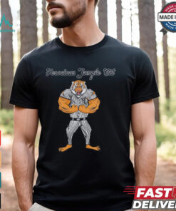 Ferocious Jungle Cat Yankees Baseball T shirt