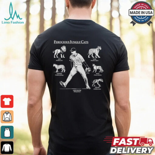 Ferocious Jungle Cats Luke Weaver Shirt