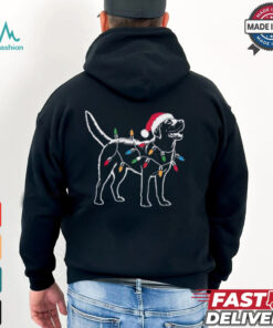 Festive Labrador Dog Christmas Gift T Shirt