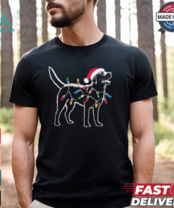 Festive Labrador Dog Christmas Gift T Shirt