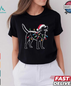 Festive Labrador Dog Christmas Gift T Shirt