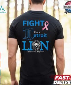 Fight like a Detroit Lions Cancer logo shirt