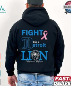 Fight like a Detroit Lions Cancer logo shirt