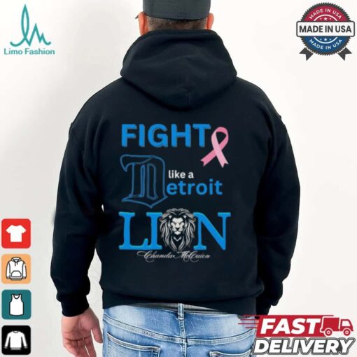 Fight like a Detroit Lions Cancer logo shirt