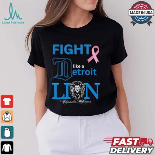 Fight like a Detroit Lions Cancer logo shirt